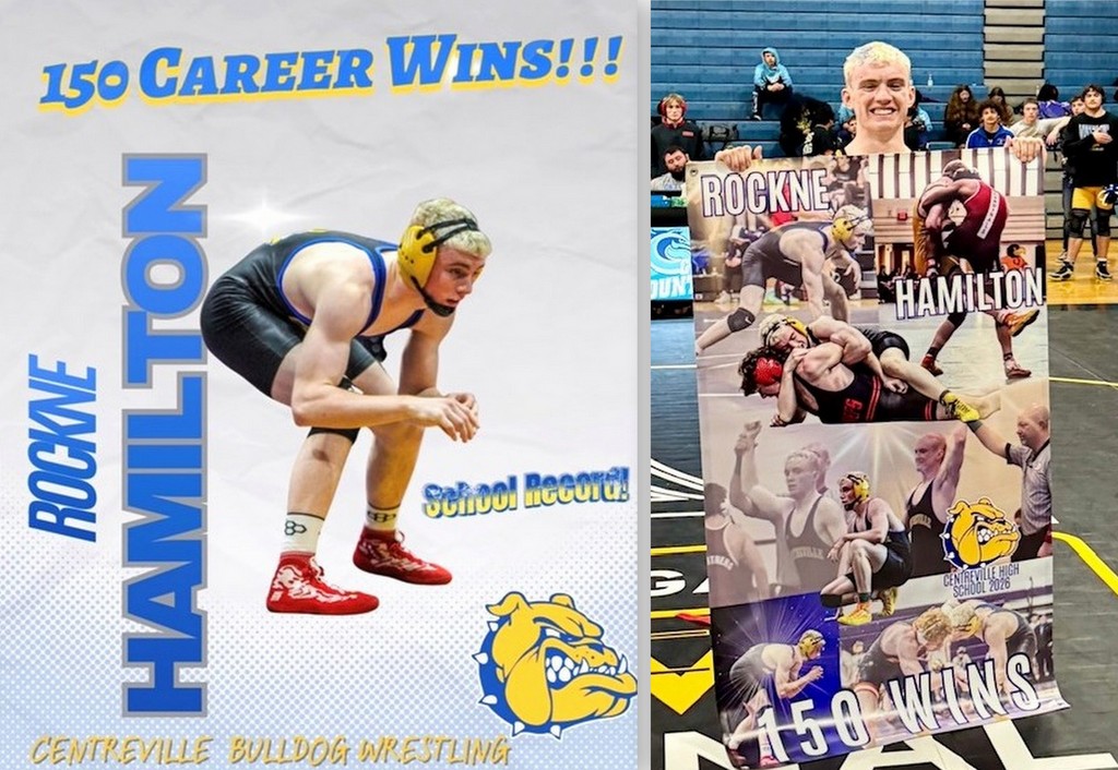 Centreville wrestlers 2nd at SW 10 Championship